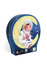 Djeco An Astronaut On the Moon 36 pcs  Silhouette Puzzle