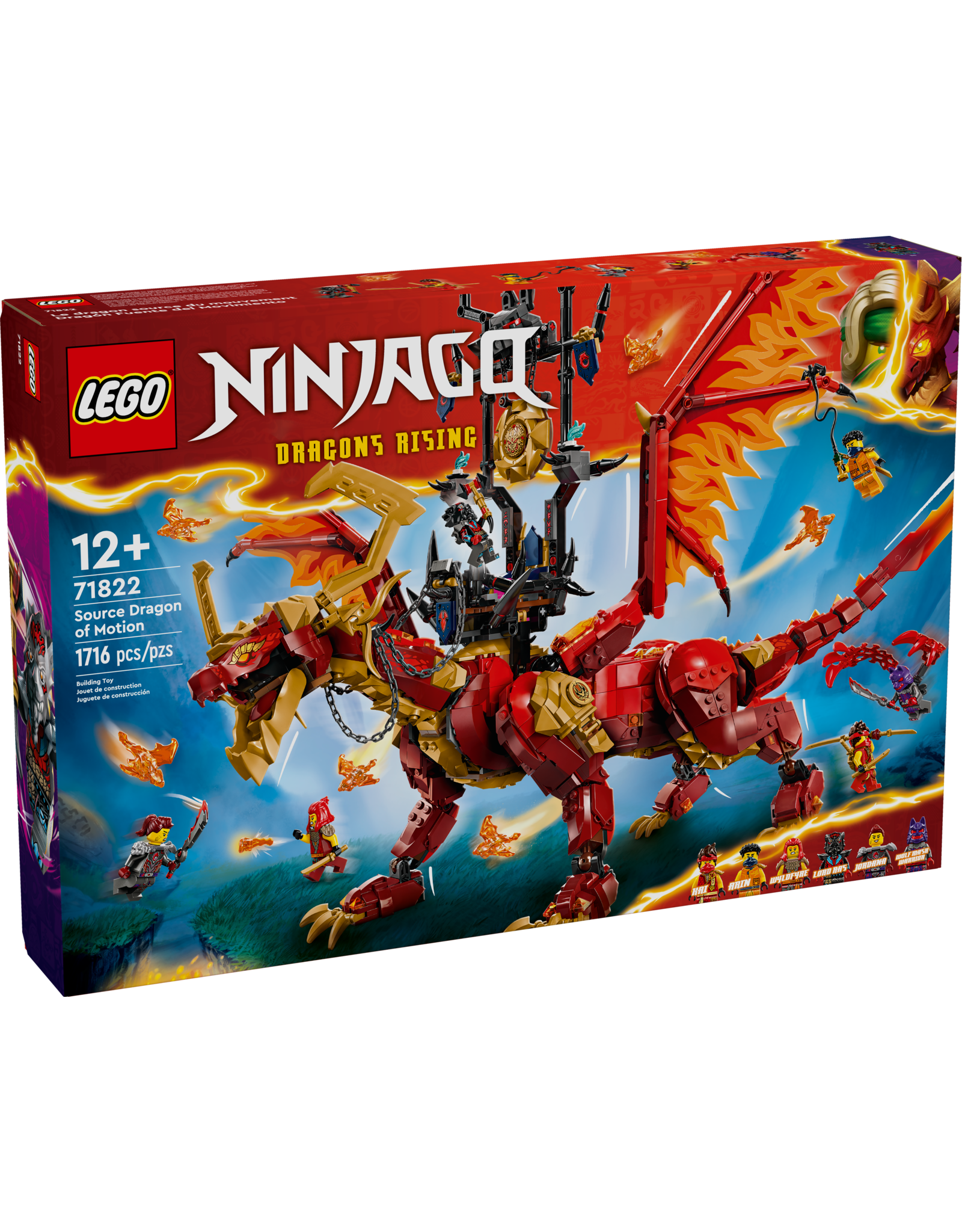 LEGO Ninago 71822 Source Dragon of Motion