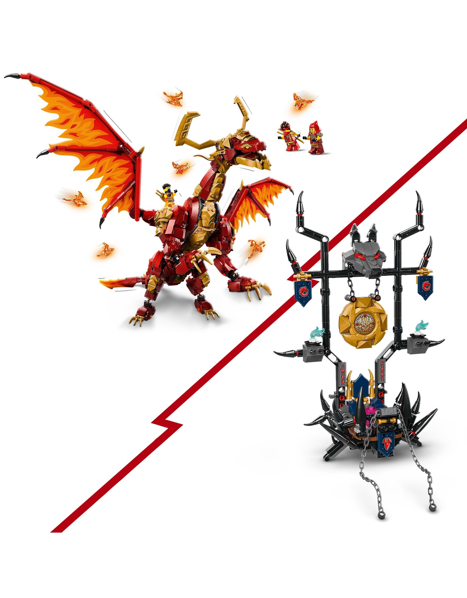 LEGO Ninago 71822 Source Dragon of Motion