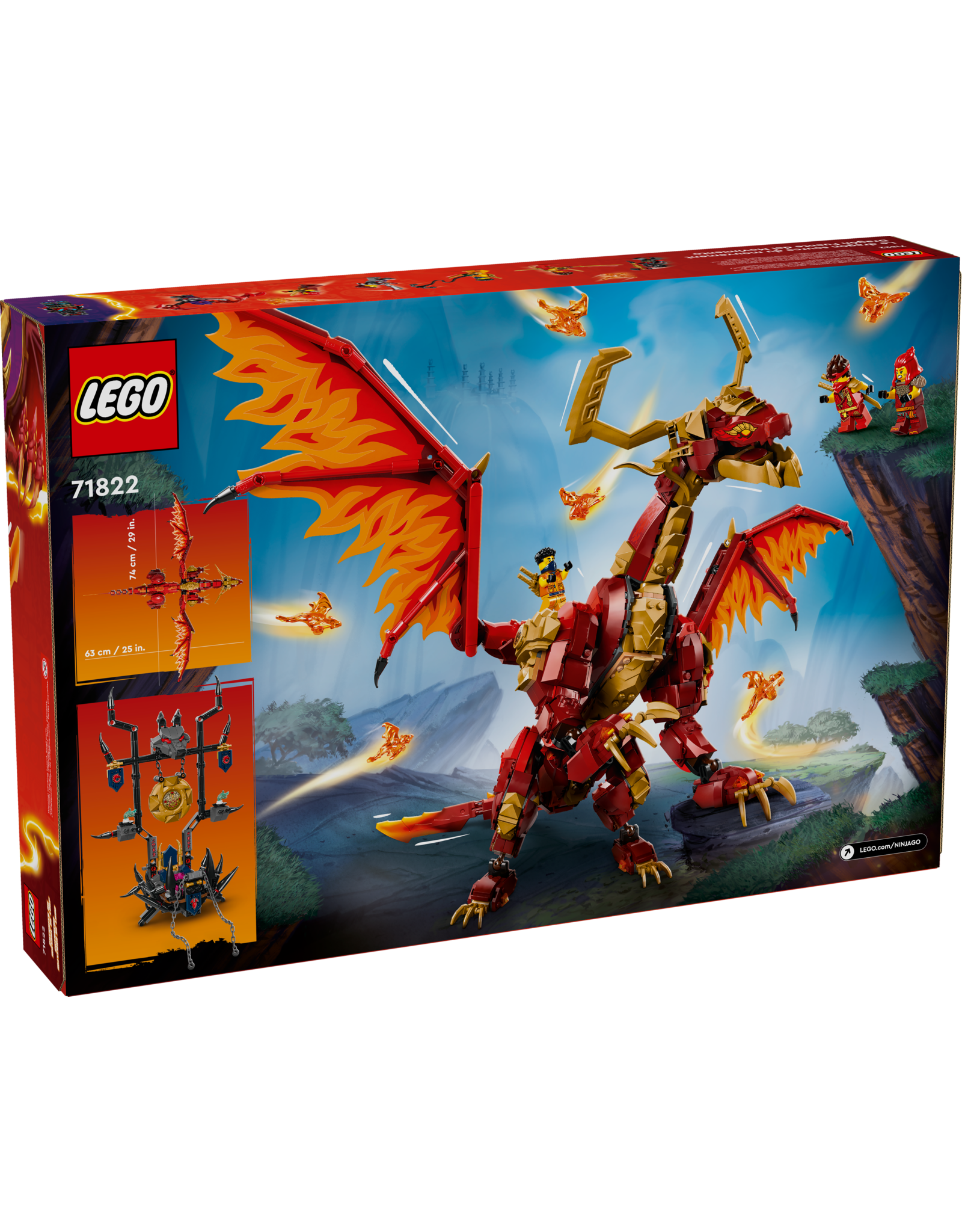 LEGO Ninago 71822 Source Dragon of Motion
