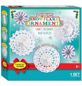 Creativity for Kids Make Your Own Snowflake Ornaments
