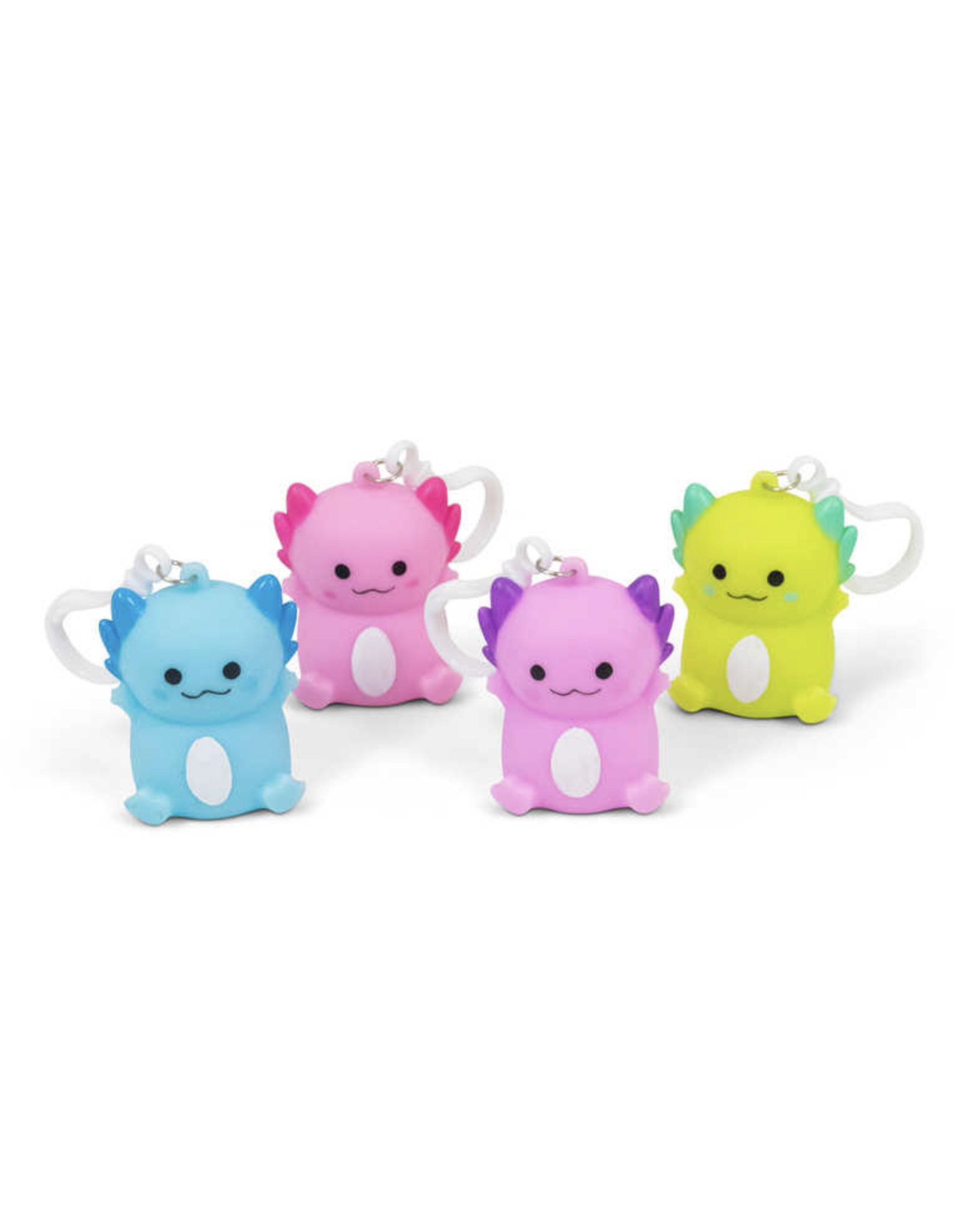 One For Fun Axolotl Light Up Keychain