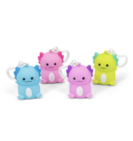 One For Fun Axolotl Light Up Keychain
