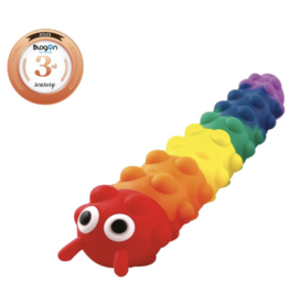 One For Fun Light Up Suction Push Popper Rainbow Caterpillar