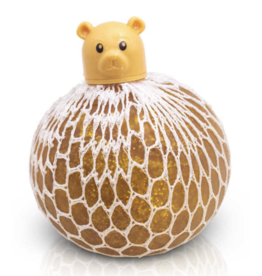 One For Fun Squishy Mesh Pet - Gold Bear