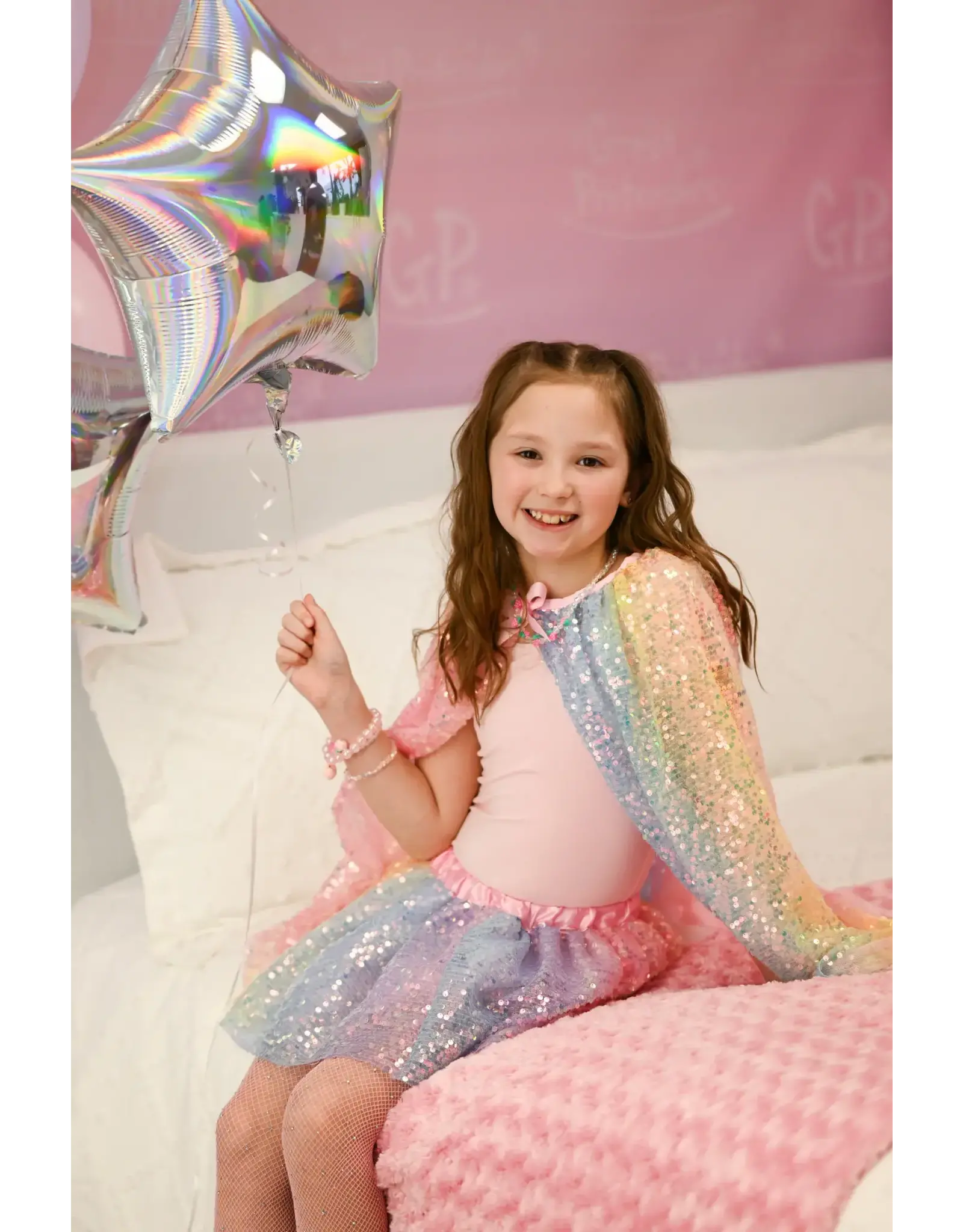 Great Pretenders Ombre Sequins Cape Size 4-6