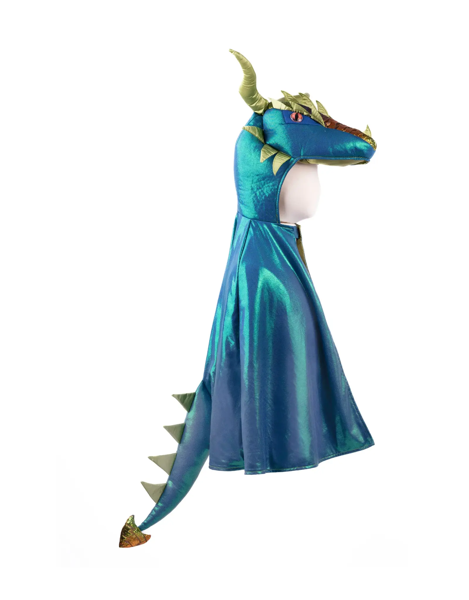 Great Pretenders Emerald The Metallic Dragon Cape Size 5-6