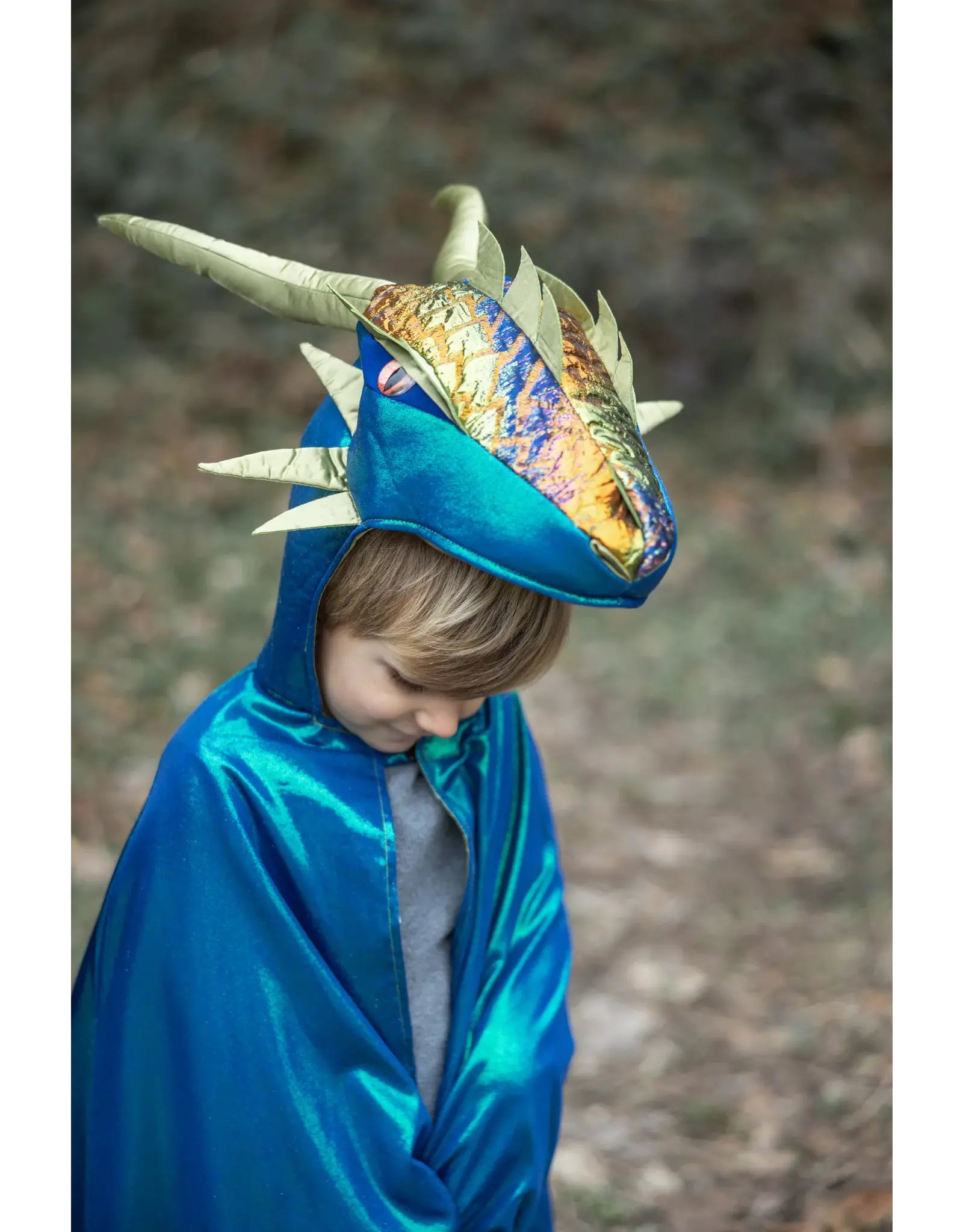 Great Pretenders Emerald The Metallic Dragon Cape Size 5-6