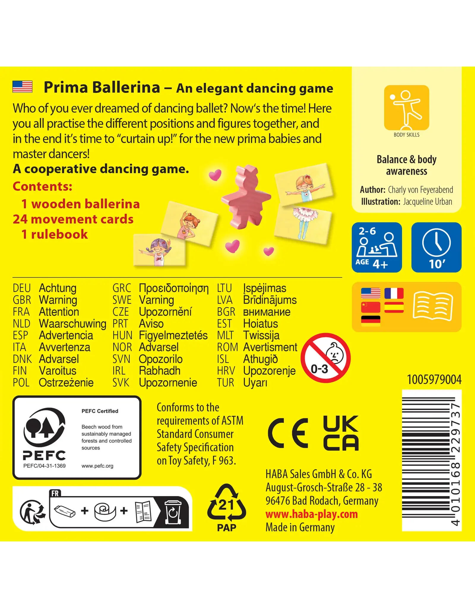 HABA Prima Ballerina Mini Game