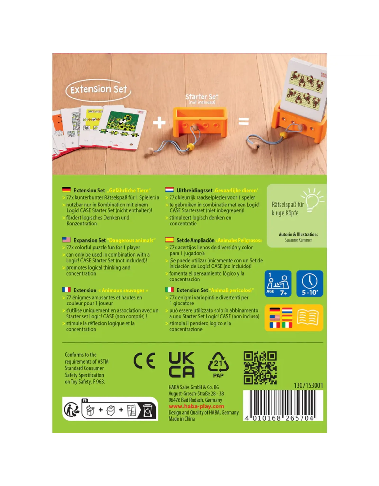 HABA Logic! CASE Extension Set Dangerous Animals