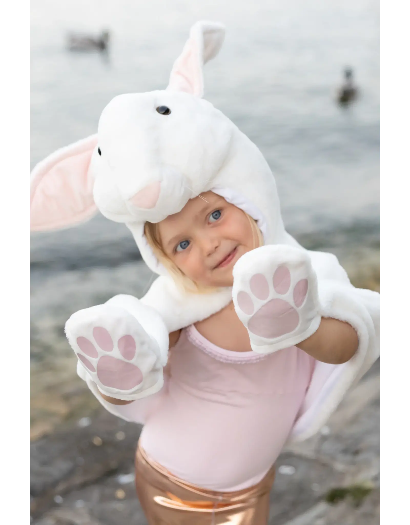 Great Pretenders Bunny Cuddle Cape Size 4-6