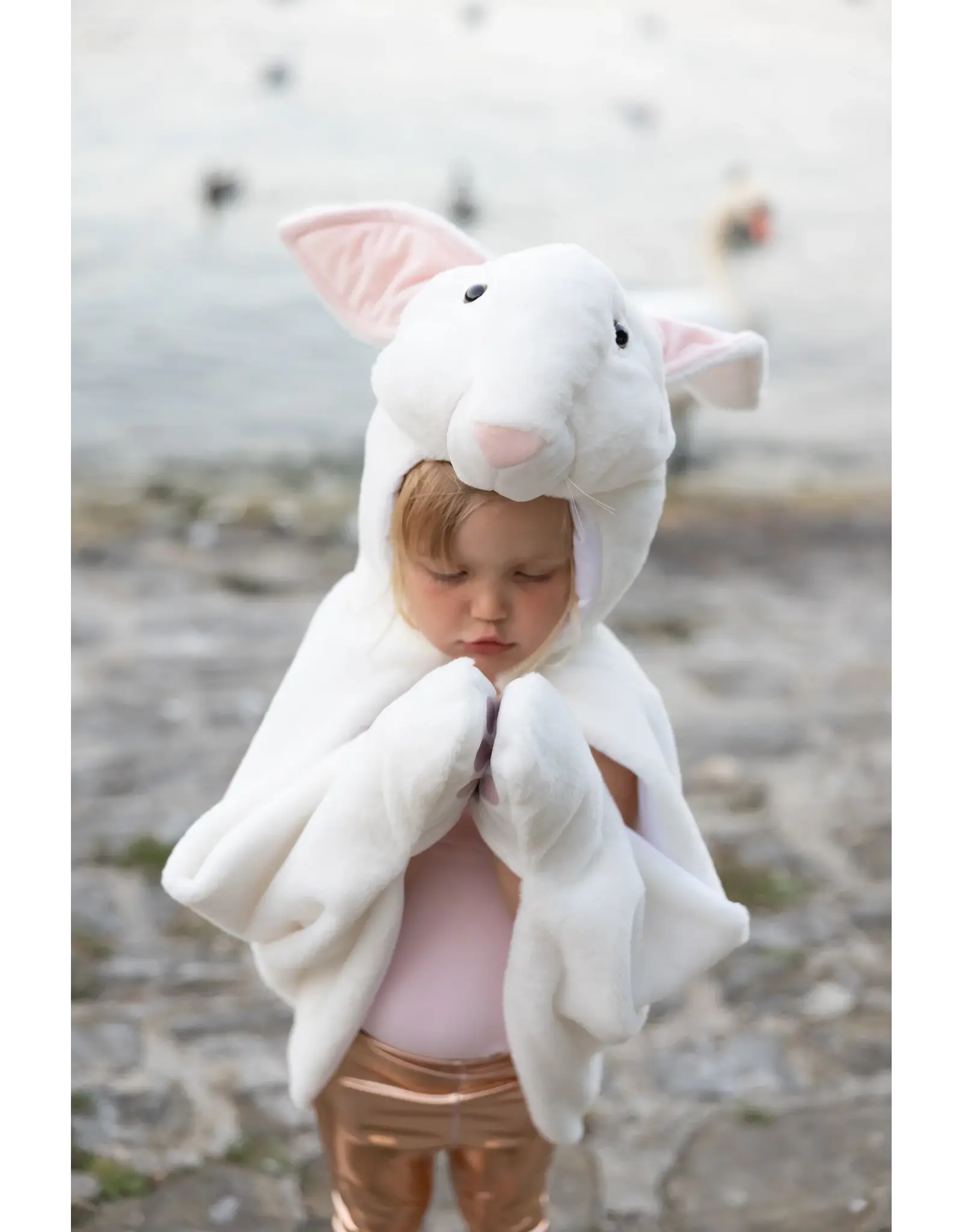 Great Pretenders Bunny Cuddle Cape Size 4-6