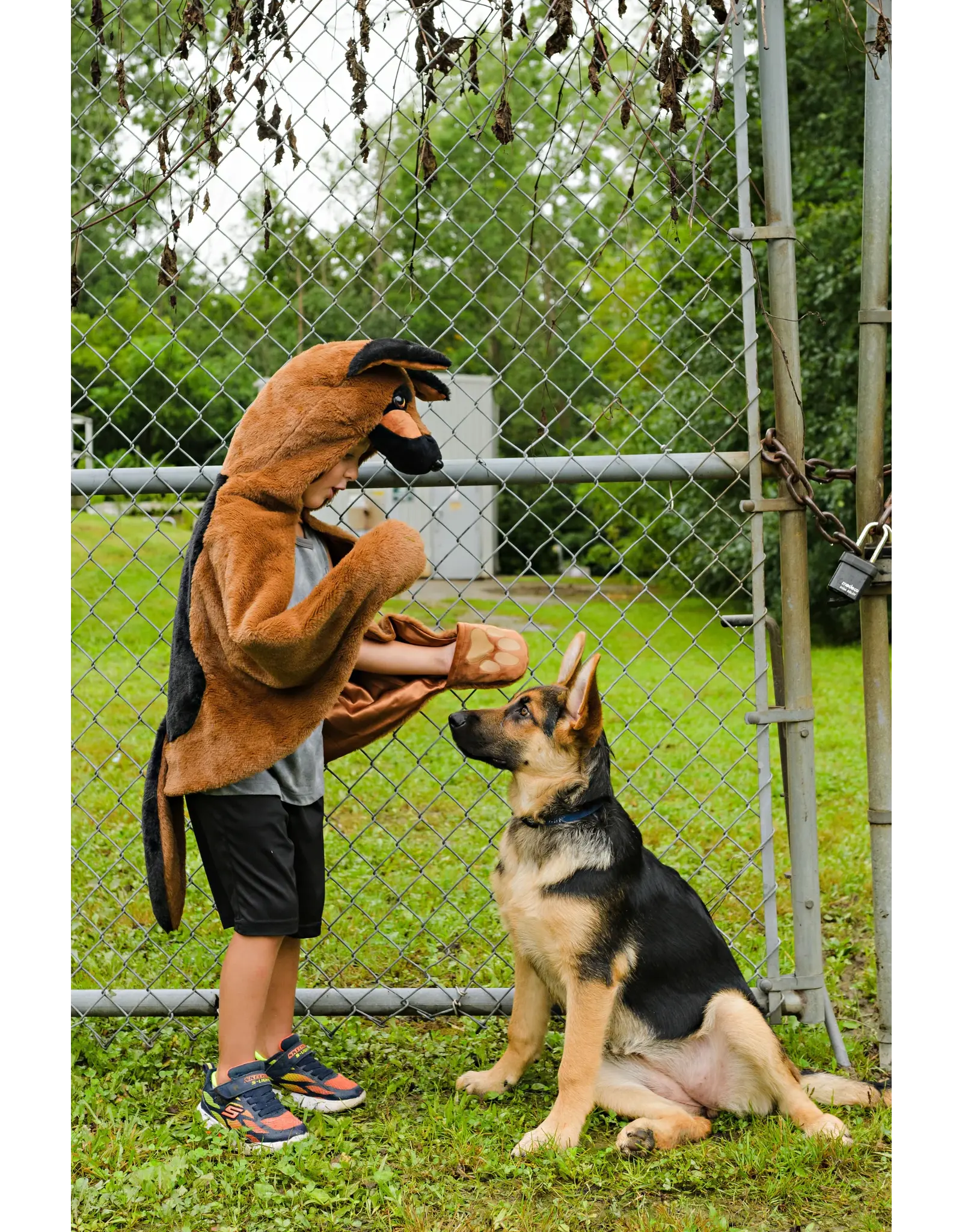 Great Pretenders German Shepherd Dog Cuddle Cape Size 4-6