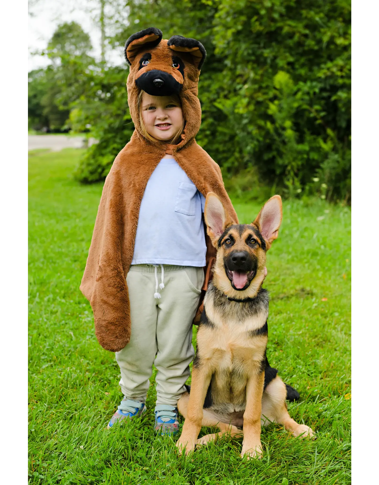 Great Pretenders German Shepherd Dog Cuddle Cape Size 4-6