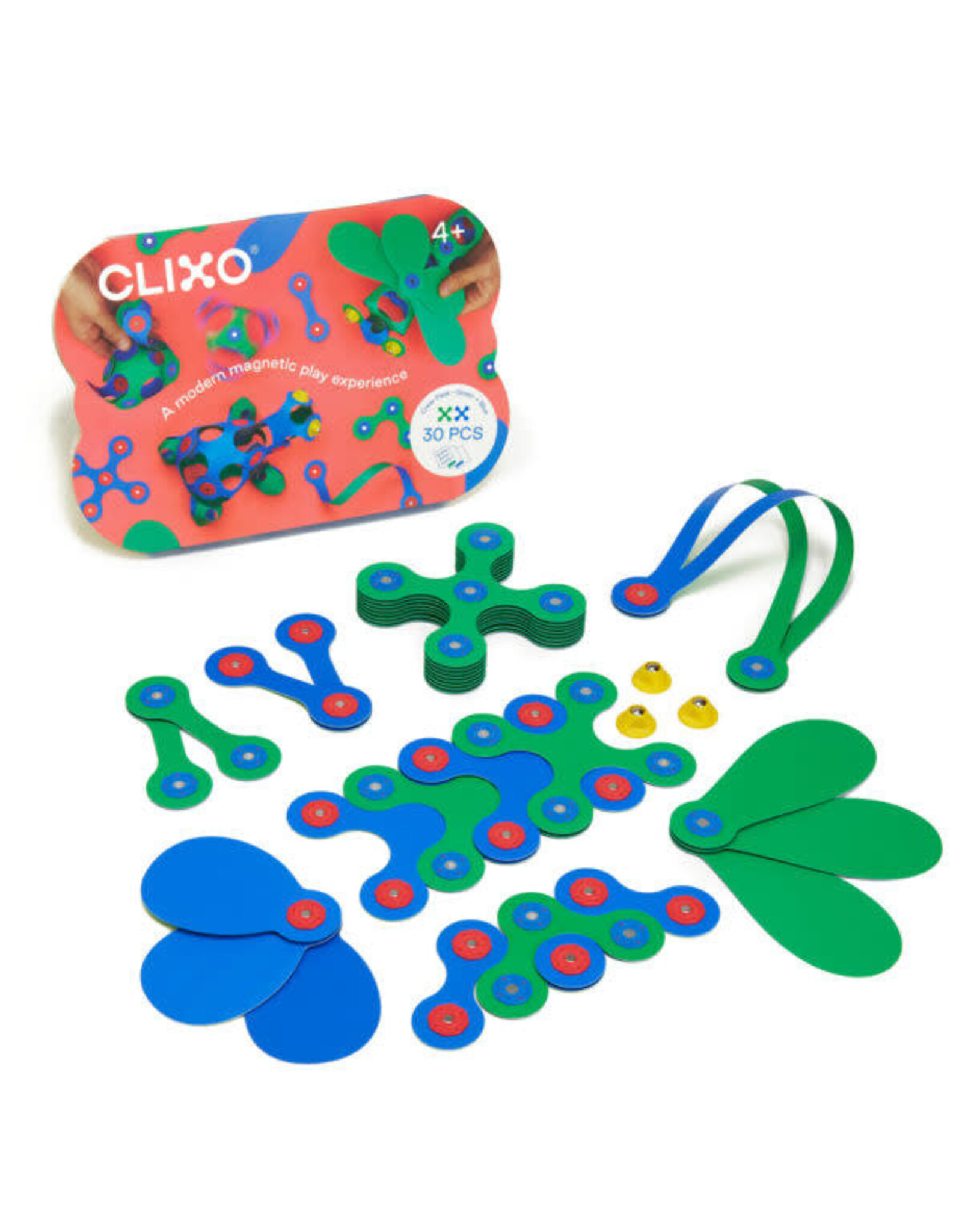 Clixo Clixo Crew Pack - Blue/Green (30Pcs)