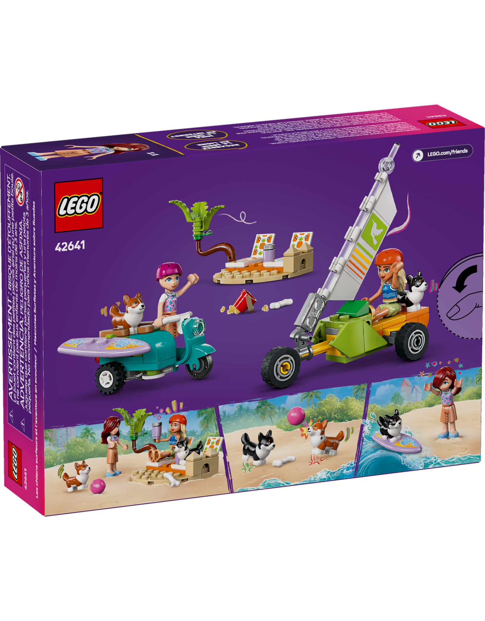 LEGO Friends 42641 Surfing Dogs and Scooter Adventure