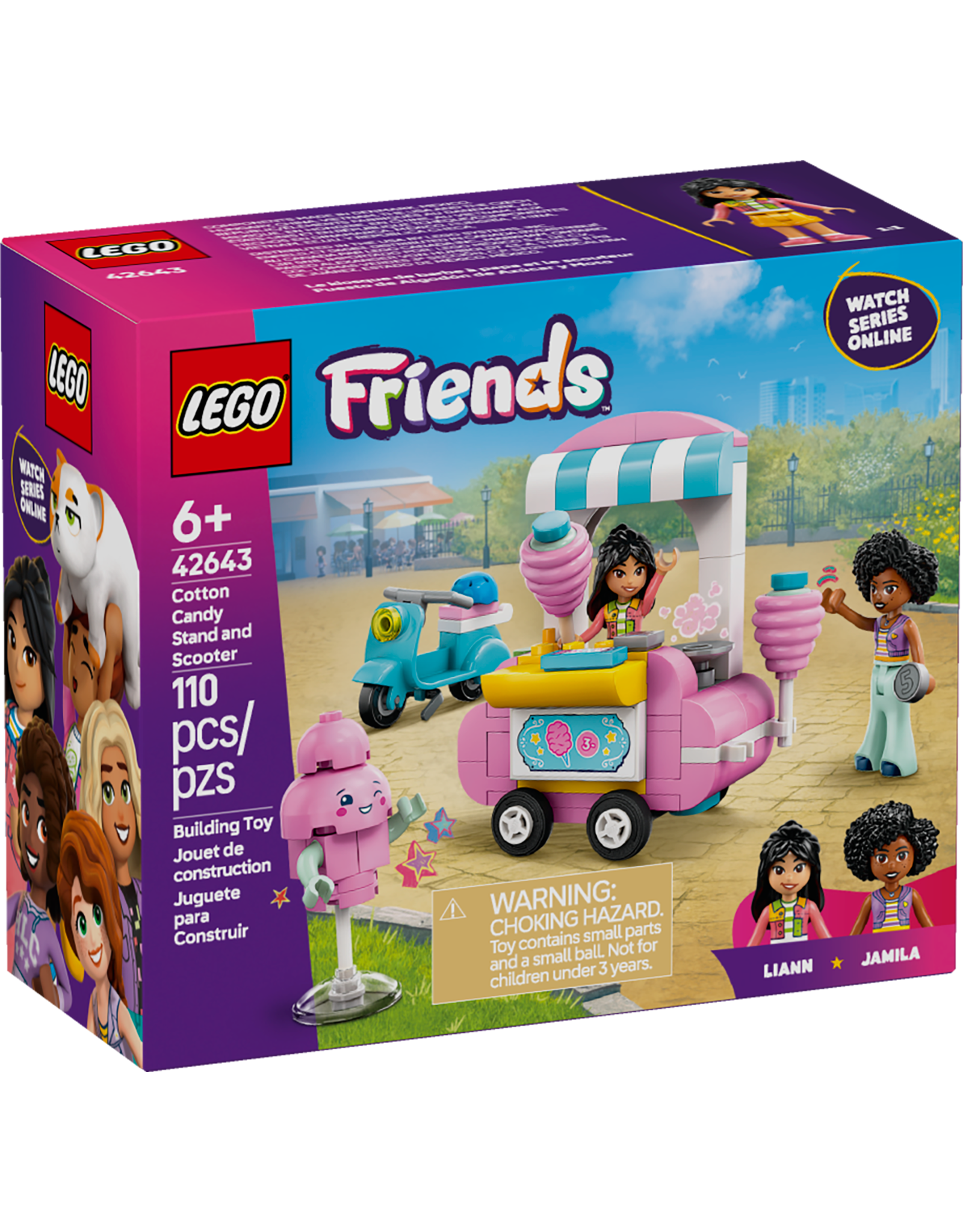 LEGO Friends 42643 Cotton Candy Stand and Scooter