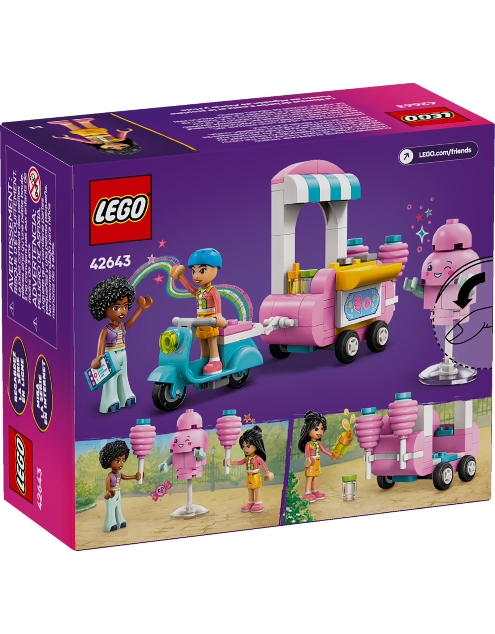 LEGO Friends 42643 Cotton Candy Stand and Scooter
