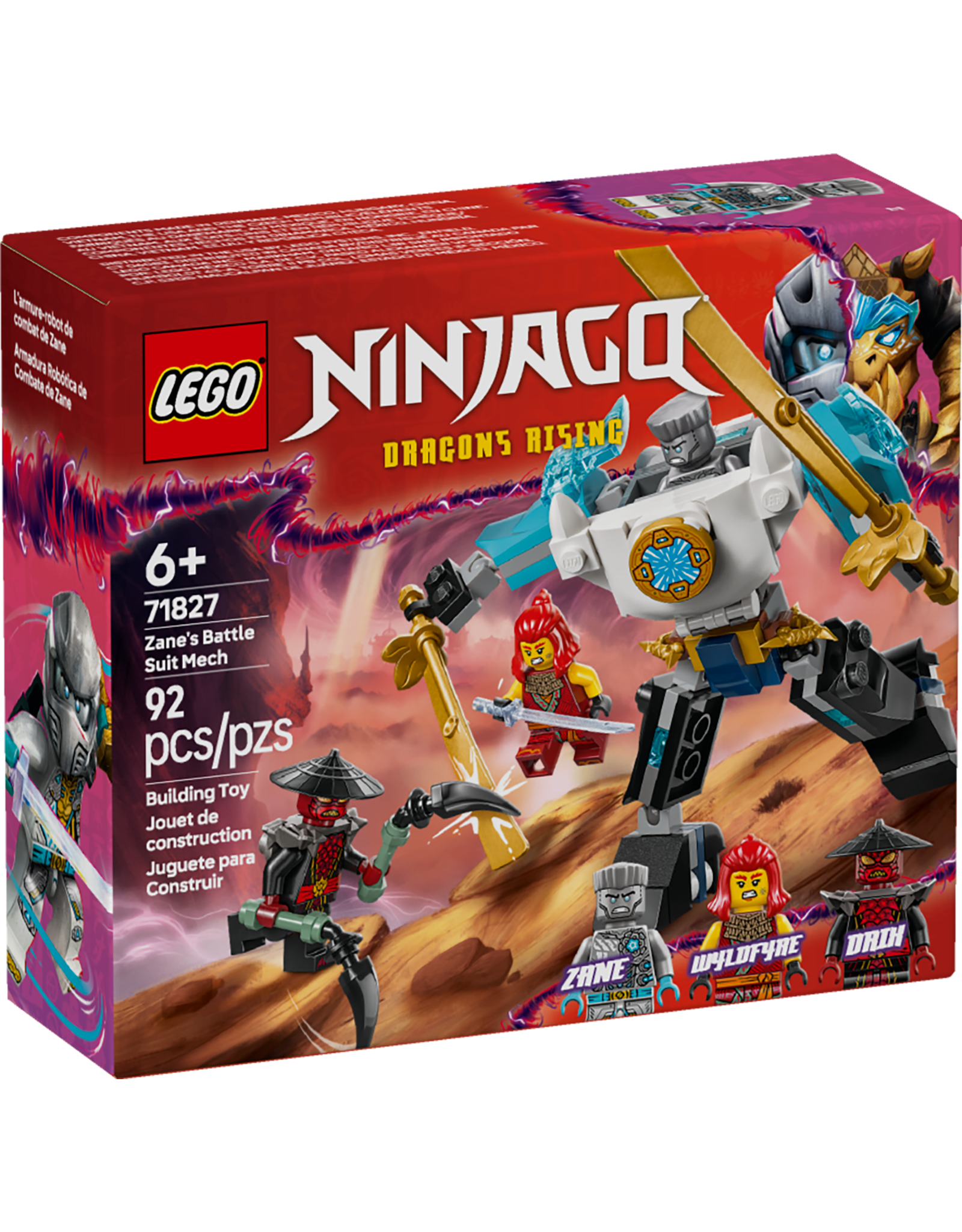 LEGO Ninjago 71827  Zane's Battle Suit Mech