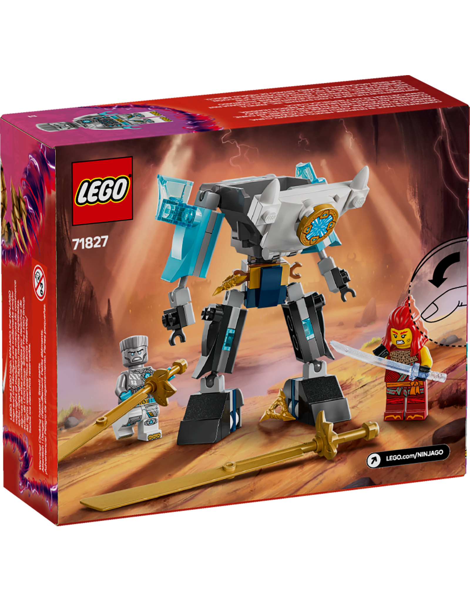 LEGO Ninjago 71827  Zane's Battle Suit Mech