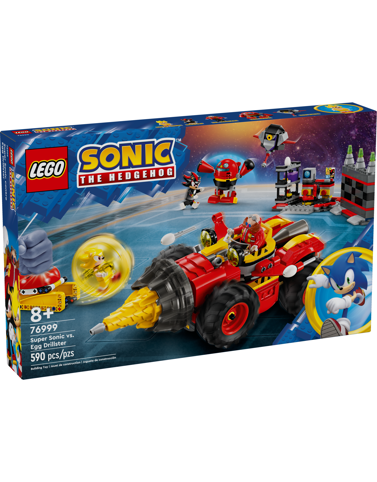 LEGO Sonic The Hedgehog 76999 Super Sonic vs. Egg Drillster