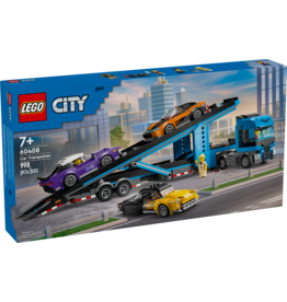 LEGO City 60408 Car Transporter Truck with Sports Cars