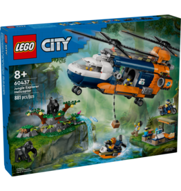LEGO City 60437 Jungle Explorer Helicopter at Base Camp