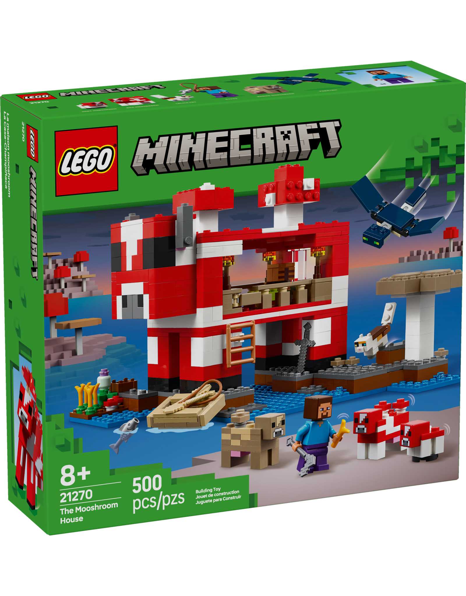 LEGO Minecraft 21270 The Mooshroom House