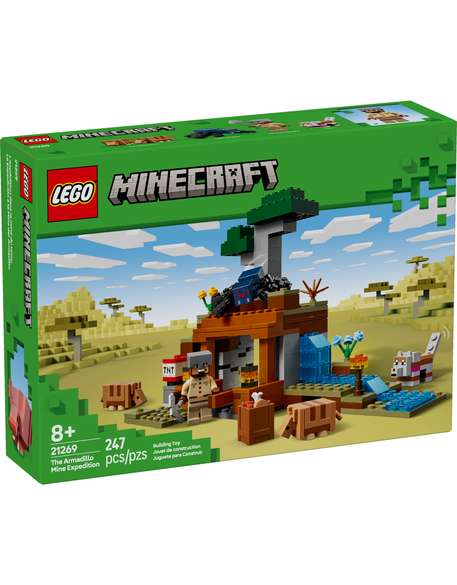 LEGO Minecraft 21269 The Armadillo Mine Expedition