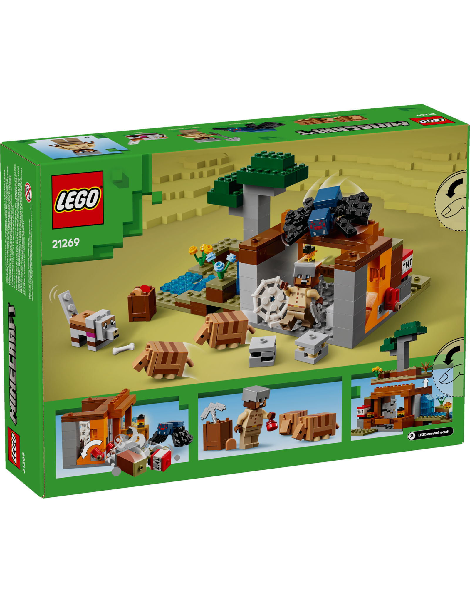 LEGO Minecraft 21269 The Armadillo Mine Expedition