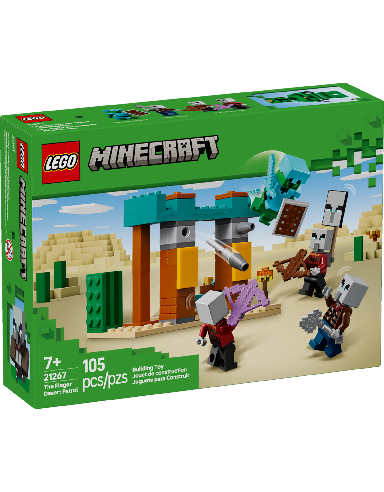 LEGO Minecraft 21267 The Illager Desert Patrol