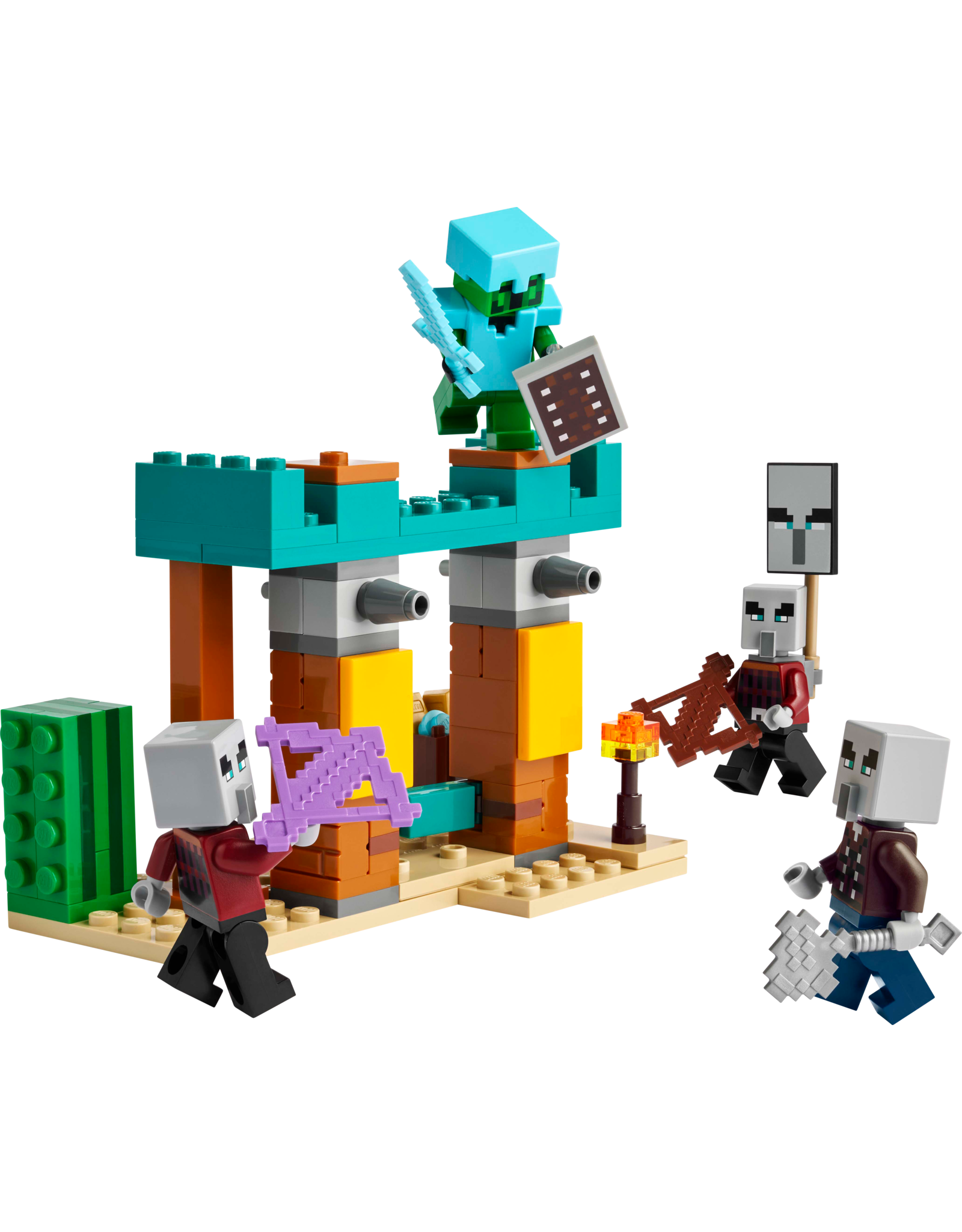 LEGO Minecraft 21267 The Illager Desert Patrol