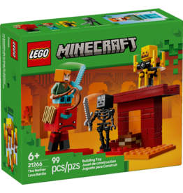 LEGO Minecraft 21266 The Nether Lava Battle