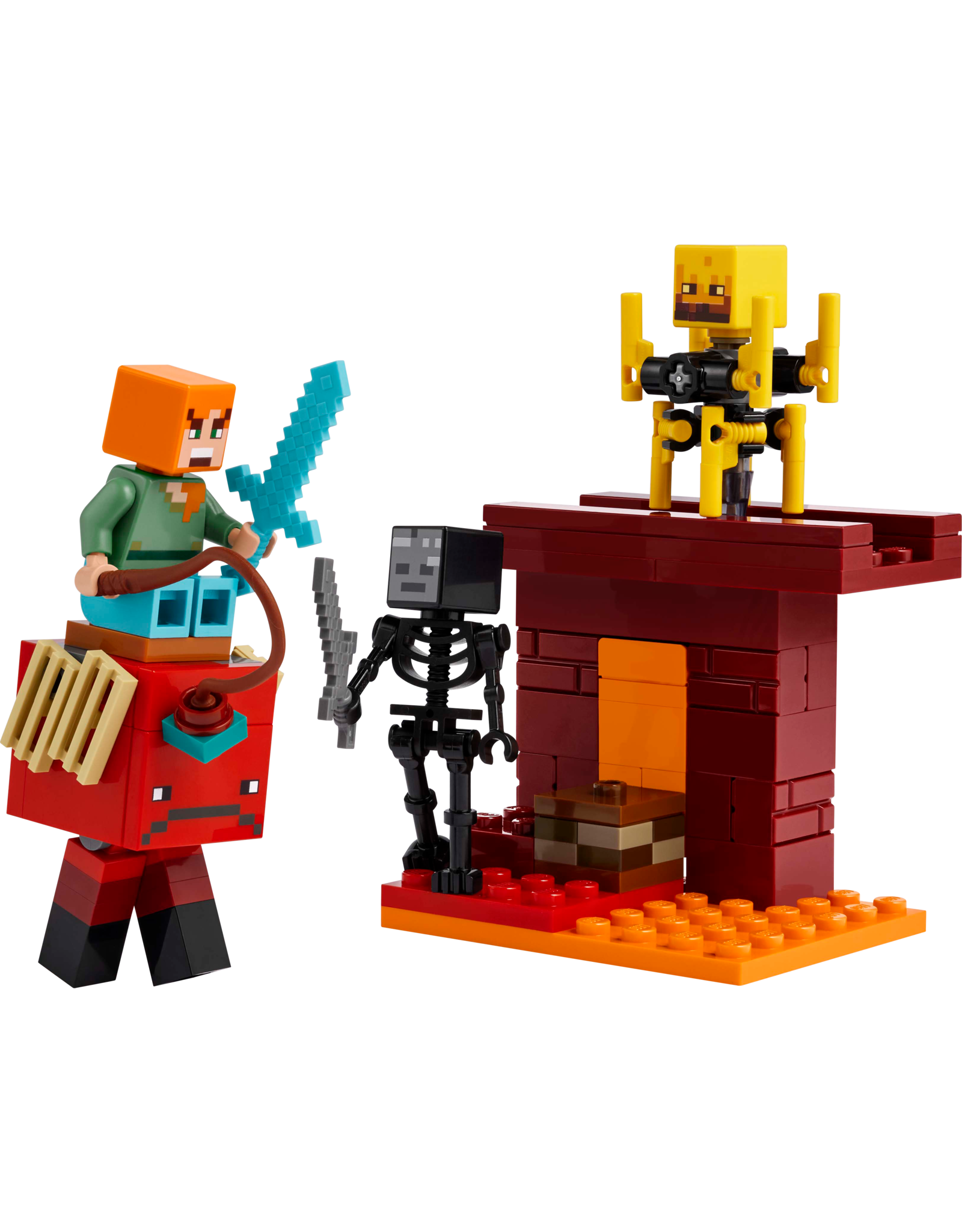LEGO Minecraft 21266 The Nether Lava Battle