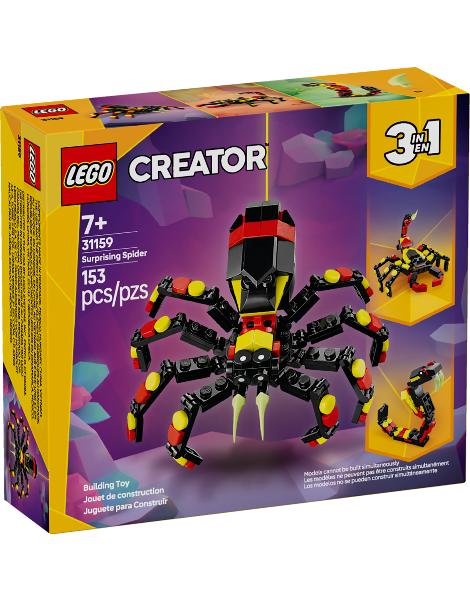 LEGO Creator 31159  Wild Animals: Surprising Spider