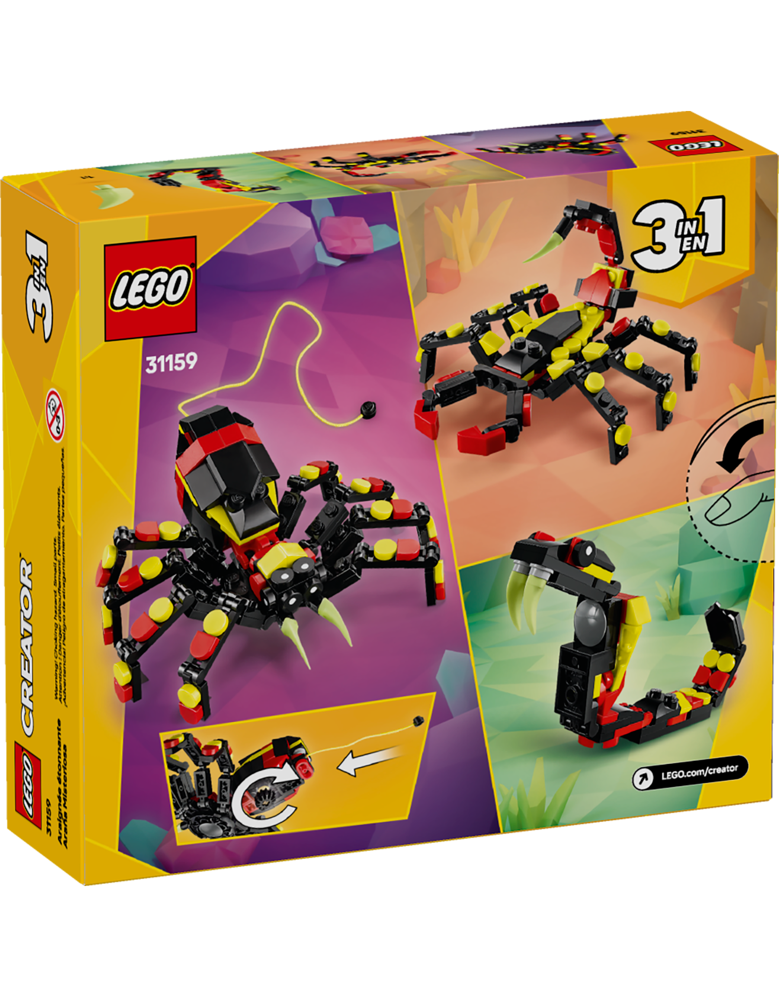 LEGO Creator 31159  Wild Animals: Surprising Spider