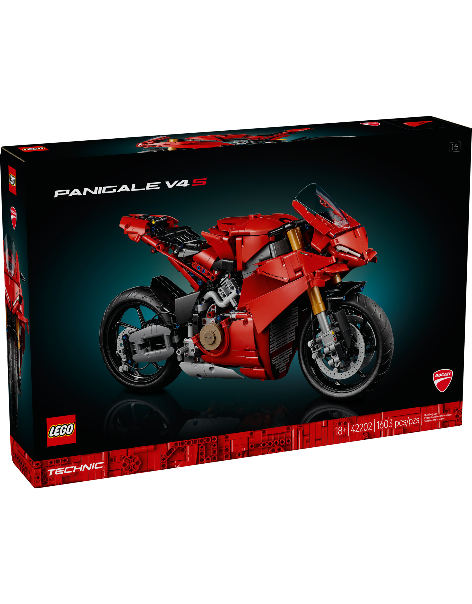 LEGO Technic 42202 Ducati Panigale V4 S Motorcycle