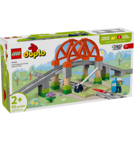 LEGO DUPLO Town 10426 Train Bridge and Tracks Expansion