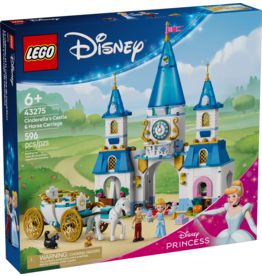 LEGO Disney Princess 43275 Cinderella's Castle & Horse Carriage