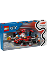 LEGO City Formula 1 60443 F1® Pit Stop & Pit Crew with Ferrari Car