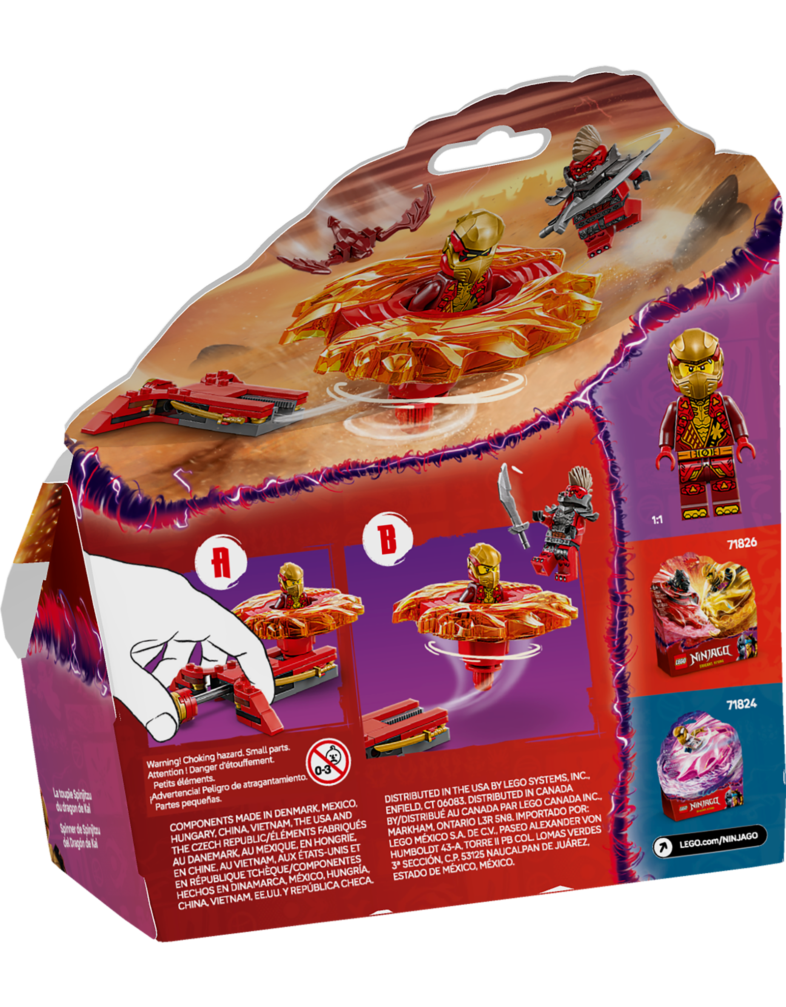 LEGO Ninjago 71823 Kai's Dragon Spinjitzu Spinner