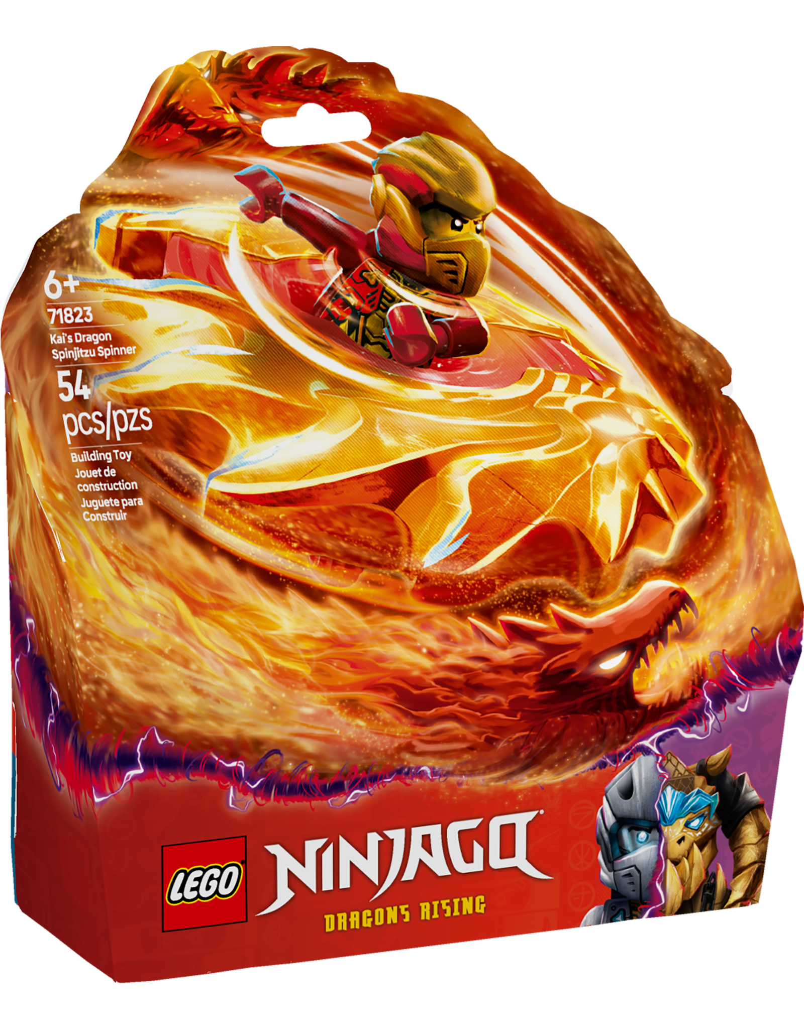 LEGO Ninjago 71823 Kai's Dragon Spinjitzu Spinner