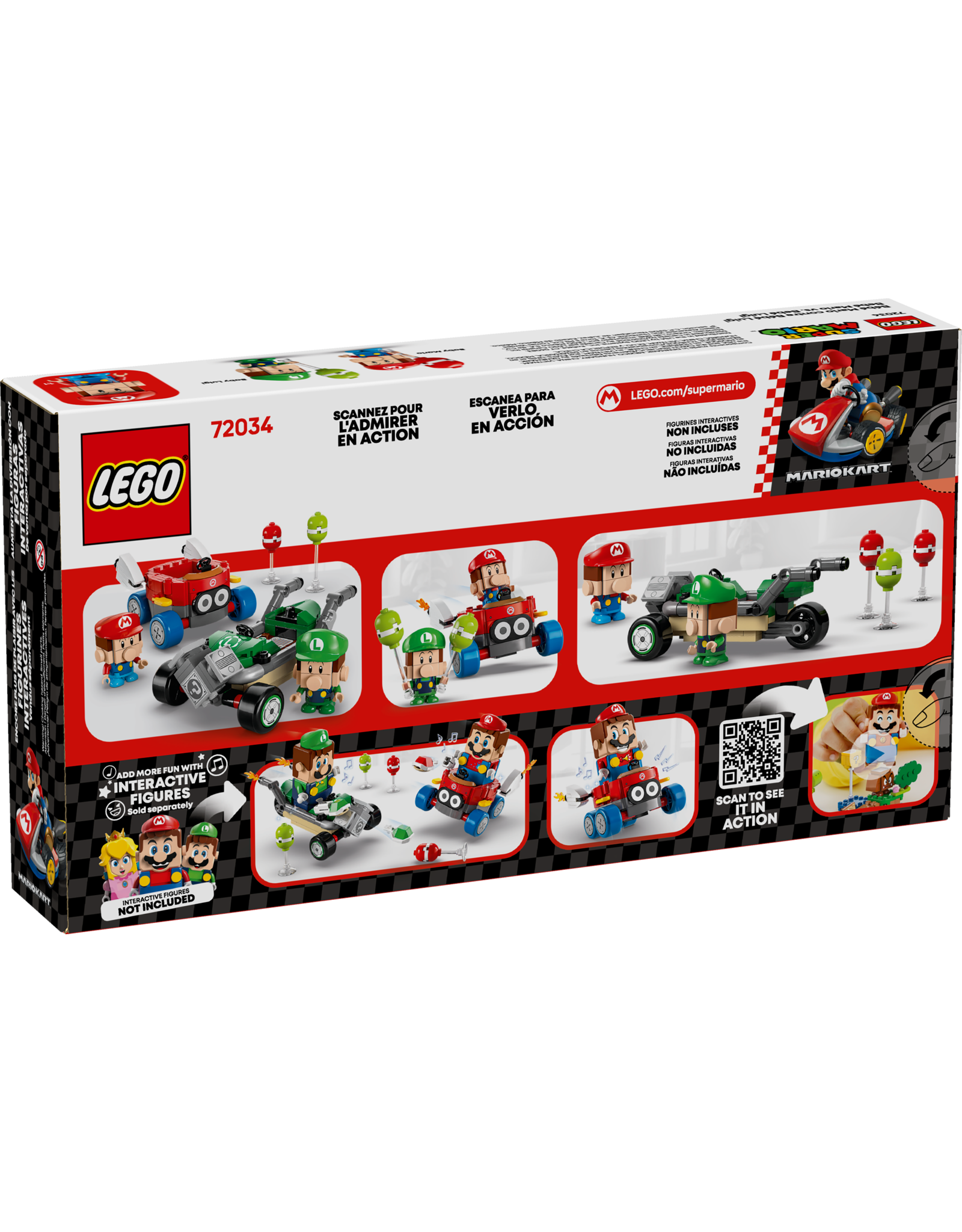 LEGO Super Mario 72034 Mario Kart™ – Baby Mario vs. Baby Luigi