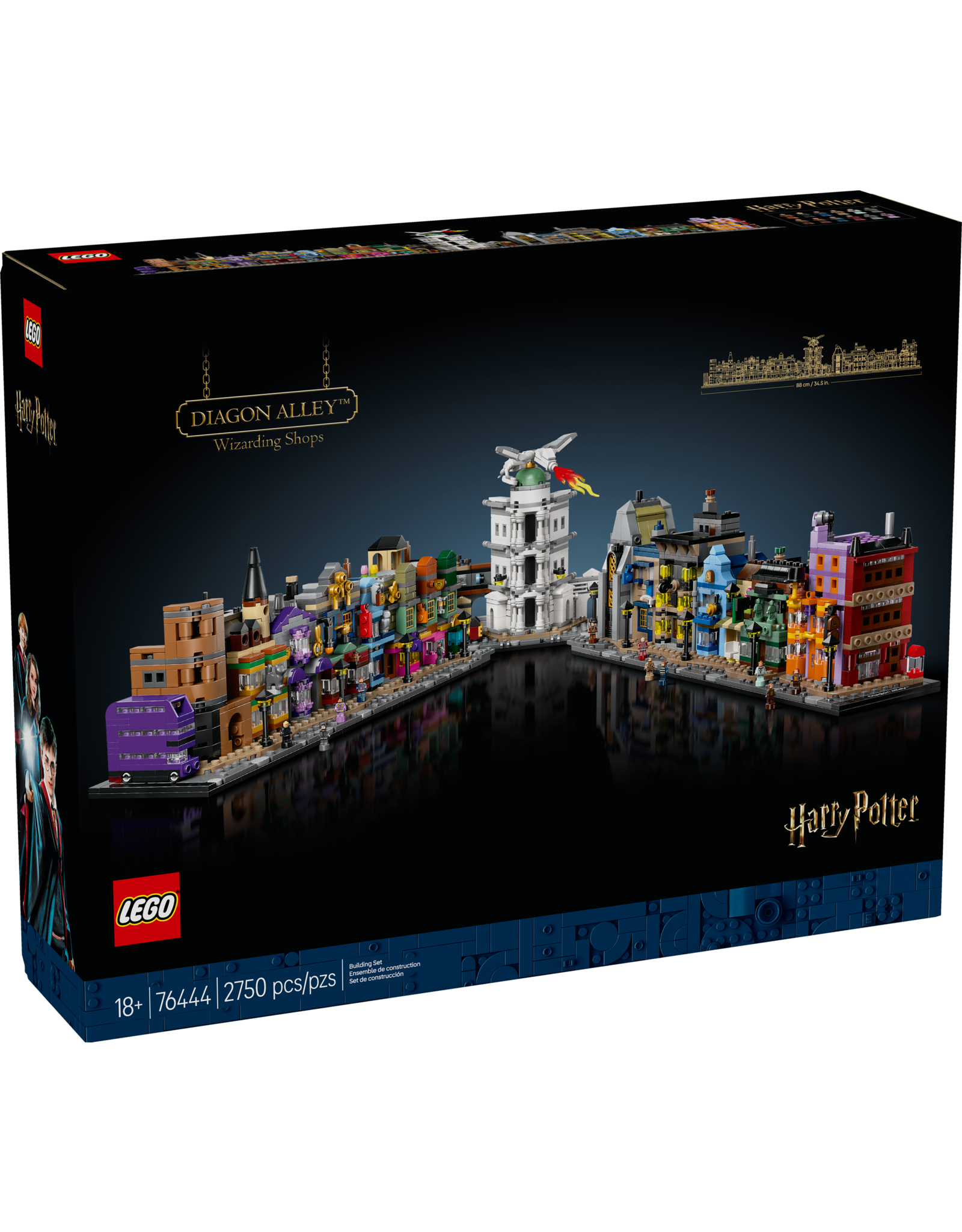LEGO Harry Potter 76444  Diagon Alley Wizarding Shops