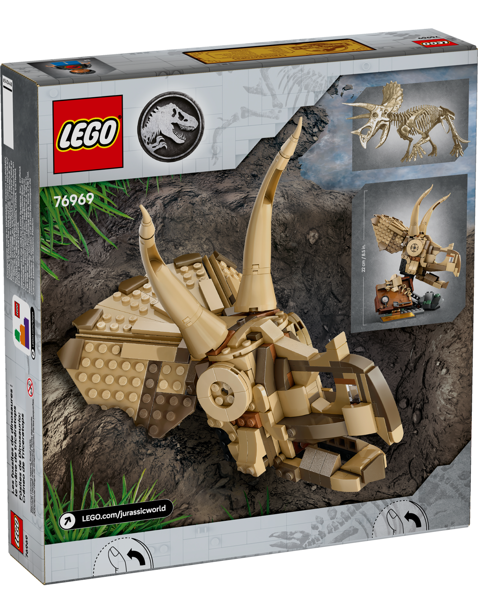 LEGO Jurassic World  76969 Dinosaur Fossils: Triceratops Skull