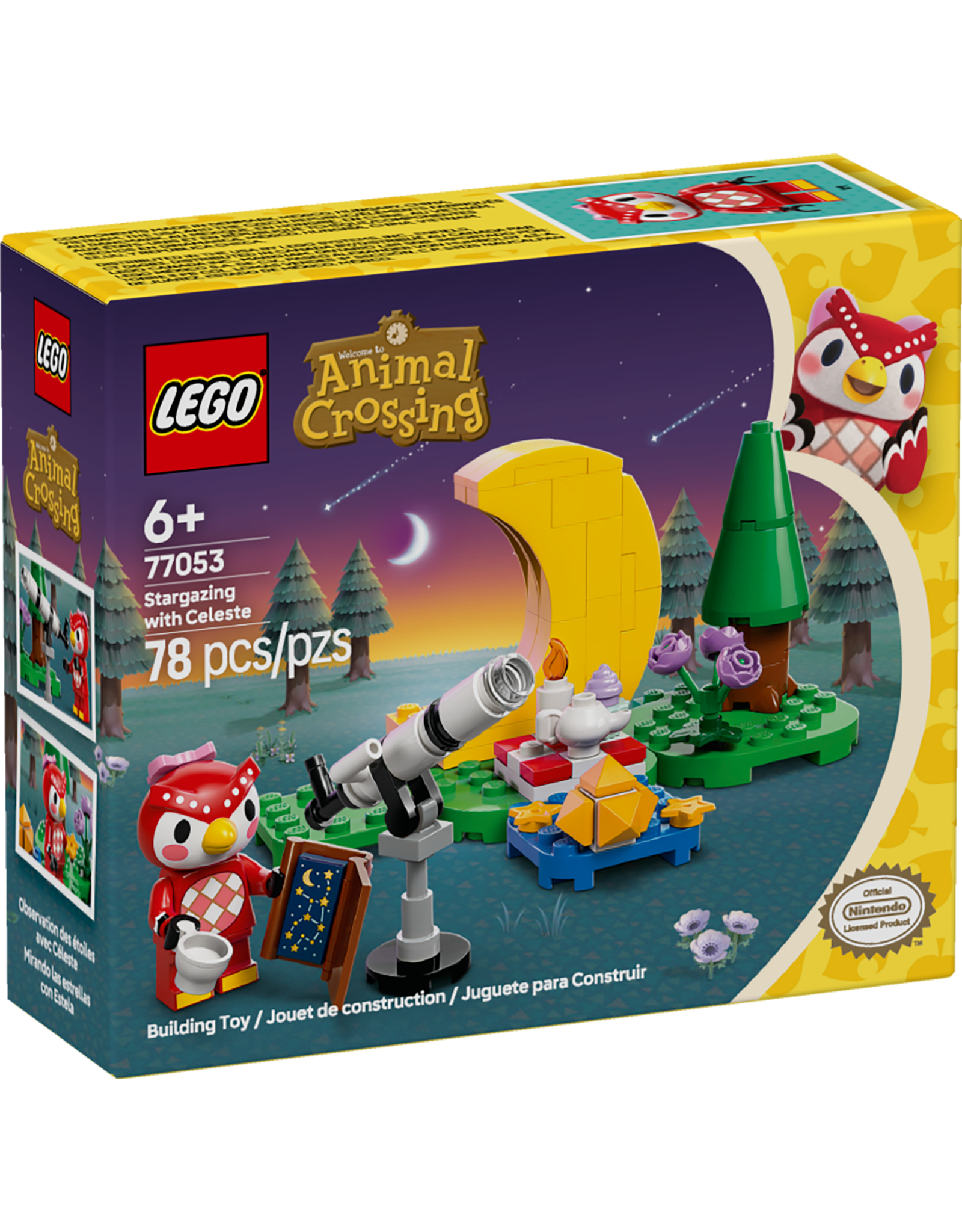 LEGO Animal Crossing 77053 Stargazing with Celeste