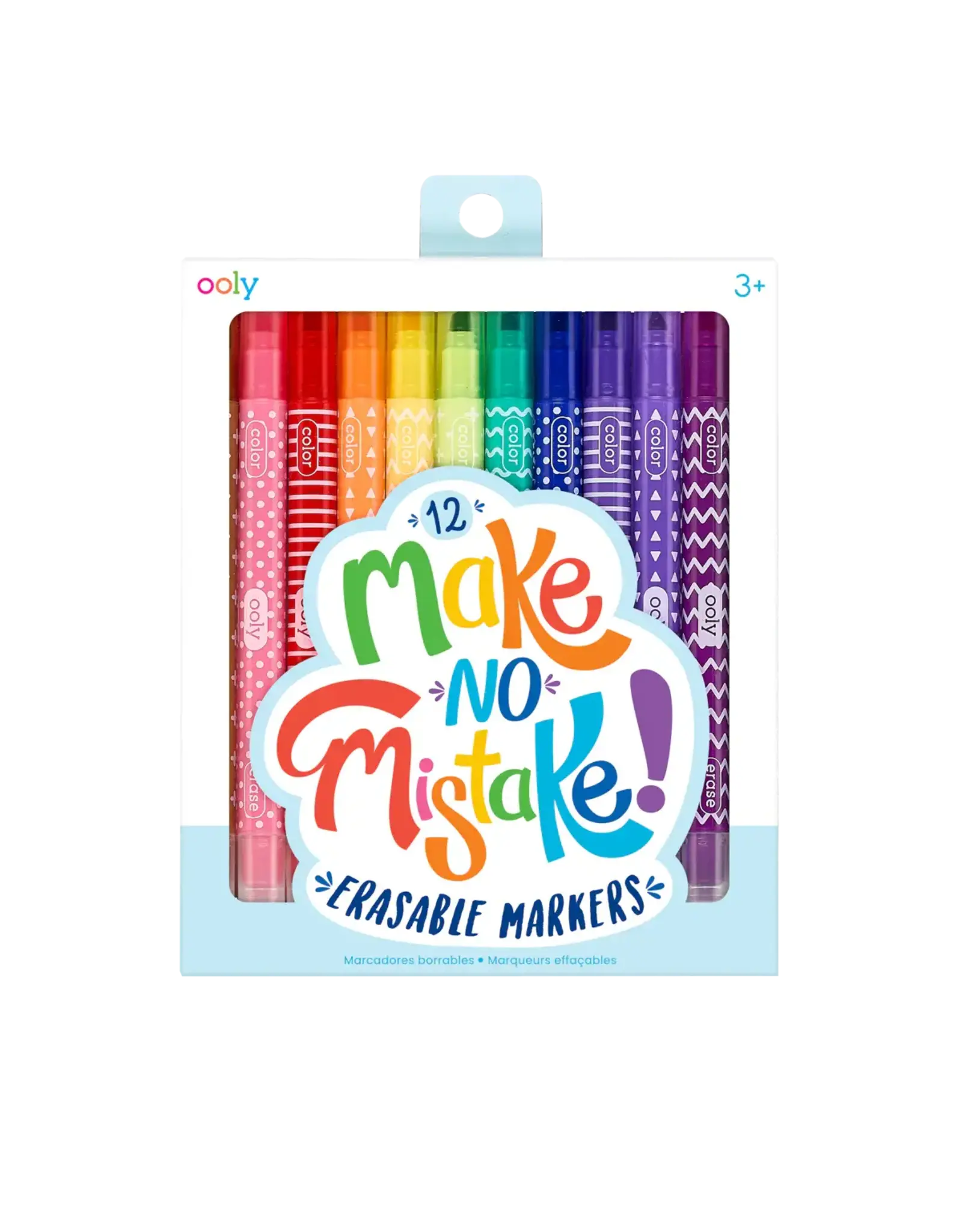 Ooly Make No Mistake Markers - Set Of 12