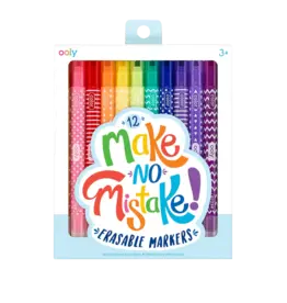 Ooly Make No Mistake Markers - Set Of 12
