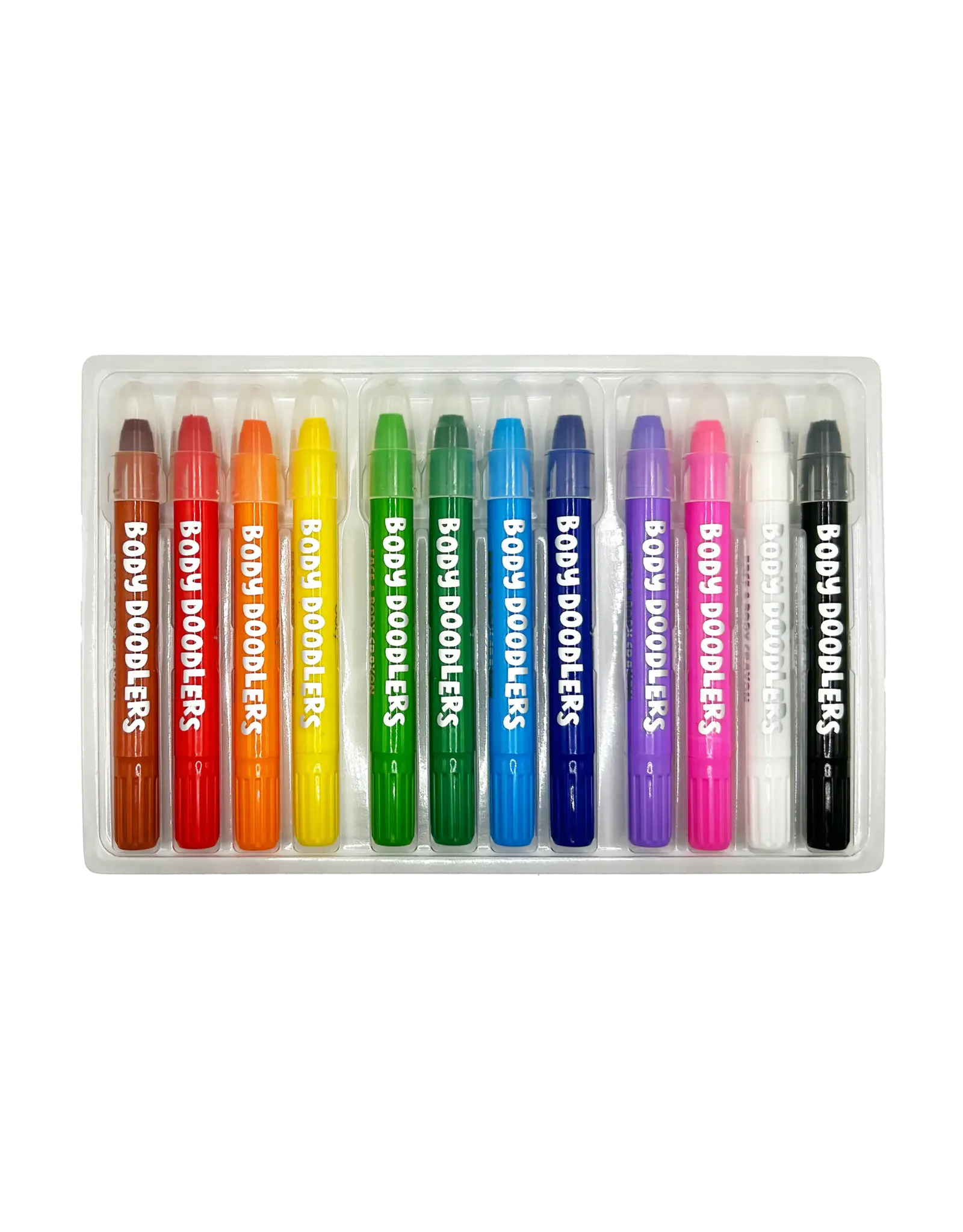 Ooly Body Doodlers: Face & Body Crayons (Set of 12)