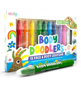 Ooly Body Doodlers: Face & Body Crayons (Set of 12)